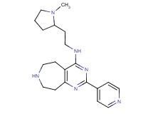 N-[2-(1-methyl-2-pyrrolidinyl)ethyl]-2-(4-pyridinyl)-6,7,8,9-tetrahydro-5H-pyrimido[4,5-d]azepin-4-amine dihydrochloride