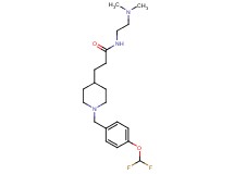 3-{1-[4-(difluoromethoxy)benzyl]-4-piperidinyl}-N-[2-(dimethylamino)ethyl]propanamide