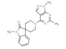 1'-(1,6-dimethyl-1H-pyrazolo[3,4-d]pyrimidin-4-yl)-1-methylspiro[indole-3,4'-piperidin]-2(1H)-one