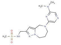 N-({5-[6-(dimethylamino)pyrazin-2-yl]-5,6,7,8-tetrahydro-4H-pyrazolo[1,5-a][1,4]diazepin-2-yl}methyl)methanesulfonamide