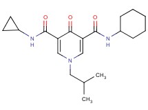 N-cyclohexyl-N'-cyclopropyl-1-isobutyl-4-oxo-1,4-dihydro-3,5-pyridinedicarboxamide
