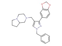2-{[3-(1,3-benzodioxol-5-yl)-1-benzyl-1H-pyrazol-4-yl]methyl}octahydropyrrolo[1,2-a]pyrazine