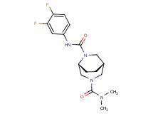 (1S*,5R*)-N~6~-(3,4-difluorophenyl)-N~3~,N~3~-dimethyl-3,6-diazabicyclo[3.2.2]nonane-3,6-dicarboxamide