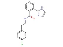 N-[2-(4-chlorophenyl)ethyl]-2-(1H-imidazol-2-yl)benzamide trifluoroacetate