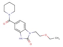 1-(2-ethoxyethyl)-5-(piperidin-1-ylcarbonyl)-1,3-dihydro-2H-benzimidazol-2-one