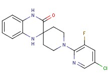 1-(5-chloro-3-fluoro-2-pyridinyl)-1',4'-dihydro-3'H-spiro[piperidine-4,2'-quinoxalin]-3'-one