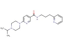 6-(4-isopropyl-1-piperazinyl)-N-[3-(2-pyridinyl)propyl]nicotinamide