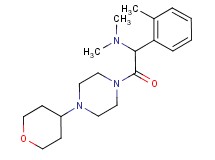 N,N-dimethyl-1-(2-methylphenyl)-2-oxo-2-[4-(tetrahydro-2H-pyran-4-yl)piperazin-1-yl]ethanamine