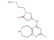 1-(2-methoxyethyl)-4-(6,7,8,9-tetrahydro-5H-pyrimido[4,5-d]azepin-4-ylamino)-2-pyrrolidinone dihydrochloride