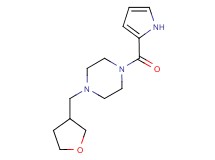 1-(1H-pyrrol-2-ylcarbonyl)-4-(tetrahydrofuran-3-ylmethyl)piperazine