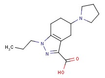 1-propyl-5-pyrrolidin-1-yl-4,5,6,7-tetrahydro-1H-indazole-3-carboxylic acid