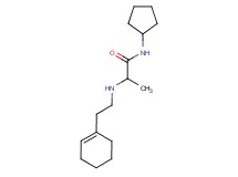 2-[(2-cyclohex-1-en-1-ylethyl)amino]-N-cyclopentylpropanamide