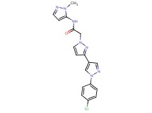 2-[1'-(4-chlorophenyl)-1H,1'H-3,4'-bipyrazol-1-yl]-N-(1-methyl-1H-pyrazol-5-yl)acetamide