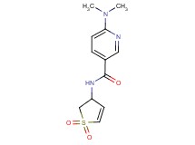 6-(dimethylamino)-N-(1,1-dioxido-2,3-dihydro-3-thienyl)nicotinamide