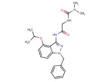 N~1~-(1-benzyl-4-isopropoxy-1H-indazol-3-yl)-N~2~-[(dimethylamino)carbonyl]glycinamide