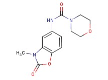 N-(3-methyl-2-oxo-2,3-dihydro-1,3-benzoxazol-5-yl)morpholine-4-carboxamide