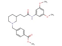 methyl 4-[(3-{3-[(3,5-dimethoxyphenyl)amino]-3-oxopropyl}-1-piperidinyl)methyl]benzoate