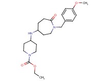 ethyl 4-{[1-(4-methoxybenzyl)-7-oxo-4-azepanyl]amino}-1-piperidinecarboxylate