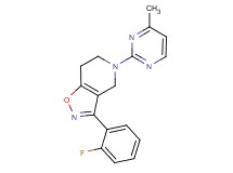 3-(2-fluorophenyl)-5-(4-methylpyrimidin-2-yl)-4,5,6,7-tetrahydroisoxazolo[4,5-c]pyridine