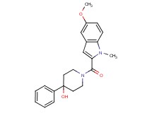 1-[(5-methoxy-1-methyl-1H-indol-2-yl)carbonyl]-4-phenyl-4-piperidinol