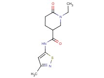 1-ethyl-N-(3-methyl-5-isothiazolyl)-6-oxo-3-piperidinecarboxamide trifluoroacetate