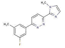 3-(3-fluoro-5-methylphenyl)-6-(1-methyl-1H-imidazol-2-yl)pyridazine