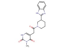 5-{2-[3-(1H-benzimidazol-2-yl)-1-piperidinyl]-2-oxoethyl}-3-methyl-2,4(1H,3H)-pyrimidinedione
