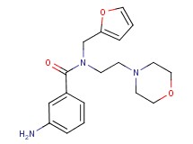 3-amino-N-(2-furylmethyl)-N-[2-(4-morpholinyl)ethyl]benzamide hydrochloride