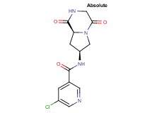 5-chloro-N-[(7S,8aS)-1,4-dioxooctahydropyrrolo[1,2-a]pyrazin-7-yl]nicotinamide