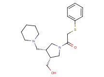 [(3R*,4R*)-1-[(phenylthio)acetyl]-4-(piperidin-1-ylmethyl)pyrrolidin-3-yl]methanol
