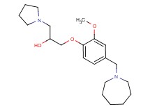 1-[4-(1-azepanylmethyl)-2-methoxyphenoxy]-3-(1-pyrrolidinyl)-2-propanol