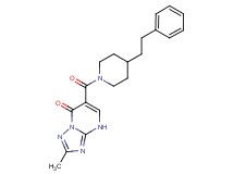 2-methyl-6-{[4-(2-phenylethyl)-1-piperidinyl]carbonyl}[1,2,4]triazolo[1,5-a]pyrimidin-7(4H)-one