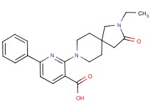2-(2-ethyl-3-oxo-2,8-diazaspiro[4.5]dec-8-yl)-6-phenylnicotinic acid