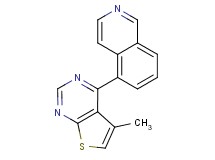 5-(5-methylthieno[2,3-d]pyrimidin-4-yl)isoquinoline trifluoroacetate
