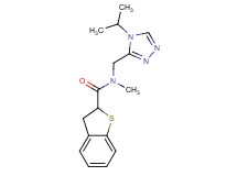 N-[(4-isopropyl-4H-1,2,4-triazol-3-yl)methyl]-N-methyl-2,3-dihydro-1-benzothiophene-2-carboxamide