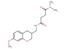 N'-[(7-methoxy-3,4-dihydro-2H-chromen-3-yl)methyl]-N,N-dimethylsuccinamide