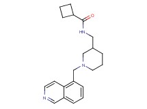N-{[1-(isoquinolin-5-ylmethyl)piperidin-3-yl]methyl}cyclobutanecarboxamide