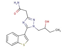 2-[5-(1-benzothien-3-yl)-1-(2-hydroxybutyl)-1H-1,2,4-triazol-3-yl]acetamide