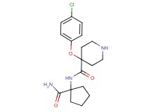 N-[1-(aminocarbonyl)cyclopentyl]-4-(4-chlorophenoxy)piperidine-4-carboxamide