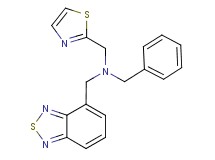 (2,1,3-benzothiadiazol-4-ylmethyl)benzyl(1,3-thiazol-2-ylmethyl)amine