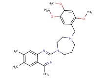 4,6,7-trimethyl-2-[4-(2,4,5-trimethoxybenzyl)-1,4-diazepan-1-yl]quinazoline