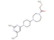 1-[1-(6-ethyl-2-methylpyrimidin-4-yl)piperidin-4-yl]-4-(methoxyacetyl)-1,4-diazepane