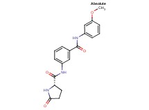 (2S)-N-(3-{[(3-methoxyphenyl)amino]carbonyl}phenyl)-5-oxopyrrolidine-2-carboxamide