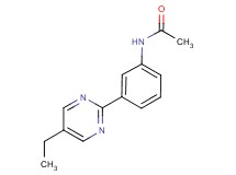 N-[3-(5-ethyl-2-pyrimidinyl)phenyl]acetamide