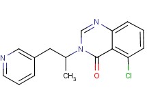 5-chloro-3-(1-methyl-2-pyridin-3-ylethyl)quinazolin-4(3H)-one