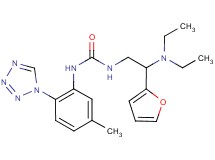 N-[2-(diethylamino)-2-(2-furyl)ethyl]-N'-[5-methyl-2-(1H-tetrazol-1-yl)phenyl]urea