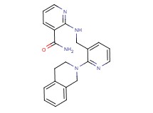2-({[2-(3,4-dihydro-2(1H)-isoquinolinyl)-3-pyridinyl]methyl}amino)nicotinamide