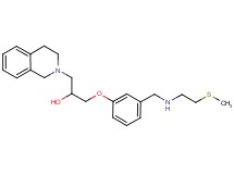 1-(3,4-dihydro-2(1H)-isoquinolinyl)-3-[3-({[2-(methylthio)ethyl]amino}methyl)phenoxy]-2-propanol