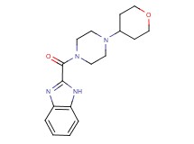 2-{[4-(tetrahydro-2H-pyran-4-yl)piperazin-1-yl]carbonyl}-1H-benzimidazole