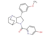 6-{[(3R*,3aR*,7aR*)-3-(3-methoxyphenyl)hexahydro-4,7-ethanopyrrolo[3,2-b]pyridin-1(2H)-yl]carbonyl}pyridin-3-ol